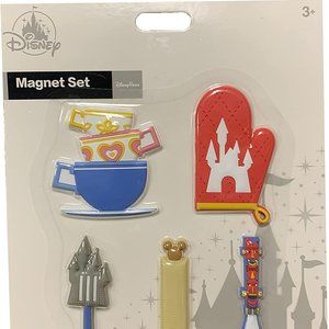 New Disney Parks Magic Kingdom Kitchen Utensil Magnets Teacups Tiki Room Mickey